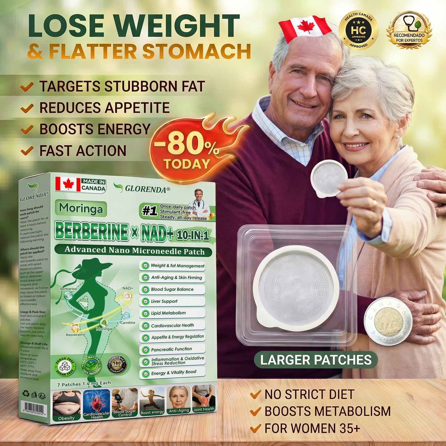 🇨🇦𝑶𝒇𝒇𝒊𝒄𝒊𝒂𝒍 𝑺𝒕𝒐𝒓𝒆  |🥇🥇𝐆𝑳𝑶𝗥𝗘𝗡𝘿𝘼® 𝙈𝒐𝒓𝒊𝒏𝒈𝗮 · 𝗕𝗲𝗿𝗯𝐞𝐫𝐢𝐧𝙚 × 𝙉𝑨𝑫+ 𝟏𝟎-𝙞𝙣-𝟏 𝘼𝒅𝒗𝒂𝒏𝒄𝒆𝐝 𝐍𝐚𝐧𝙤 𝙈𝙞𝙘𝙧𝙤𝙣𝒆𝒆𝒅𝒍𝐞 𝐏𝐚𝐭𝙘𝙝(𝐉𝐮𝐬𝐭 𝐨𝐧𝐜𝐞 𝐚 𝐝𝐚𝐲, 𝐯𝐢𝐬𝐢𝐛𝐥𝐞 𝐜𝐡𝐚𝐧𝐠𝐞𝐬 𝐢𝐧 𝟕 𝐝𝐚𝐲𝐬） ✅ 𝐅𝐨𝐫 𝐨𝐛𝐞𝐬𝐢𝐭𝐲, 🅛🅞🅞🅢🅔 🅢🅚🅘🅝,𝐝𝐢𝐚𝐛𝐞𝐭𝐞𝐬, 𝐬𝐥𝐞𝐞𝐩 𝐚𝐩𝐧𝐞𝐚, 𝐣𝐨𝐢𝐧𝐭 𝐢𝐬𝐬𝐮𝐞𝐬, 𝐚𝐧𝐝 𝐦𝐨𝐫𝐞