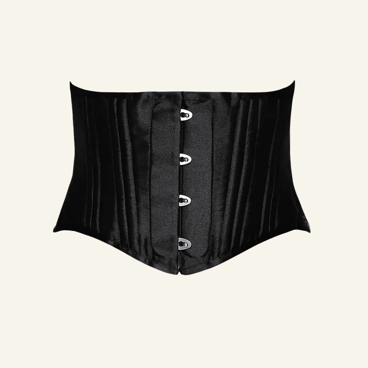24-Steel-Bones Classic Cotton Corset Heavy Duty Waist Trainer